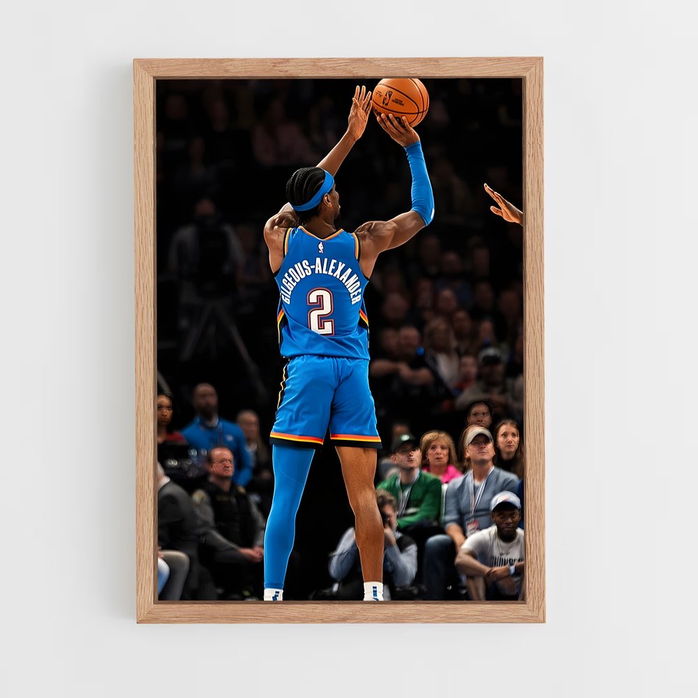 Poster Oklahoma city – affiche Basketball (vue 4)